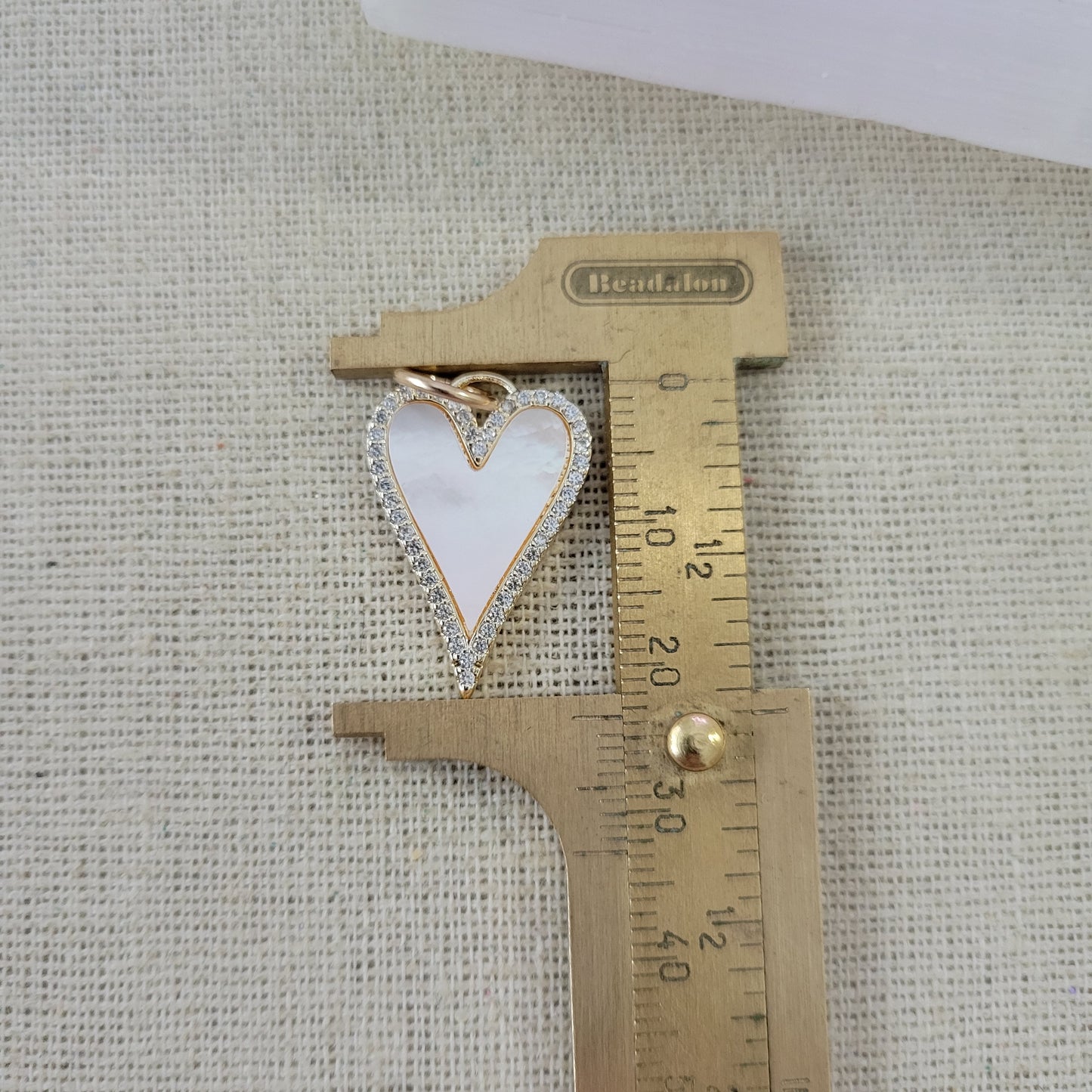 Heart CZ Charm