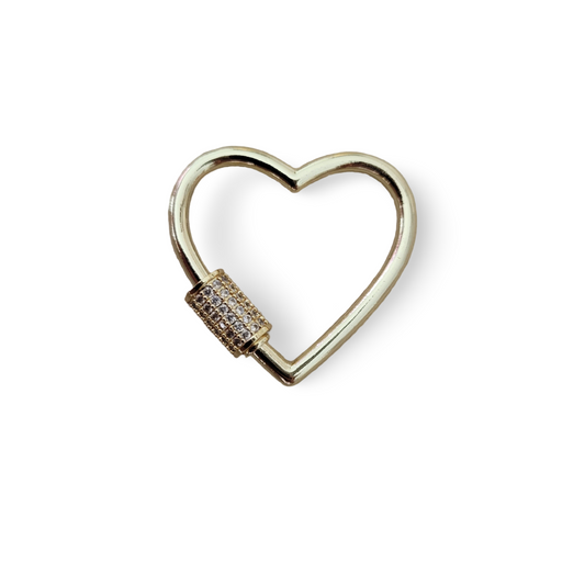 Heart CZ Lock