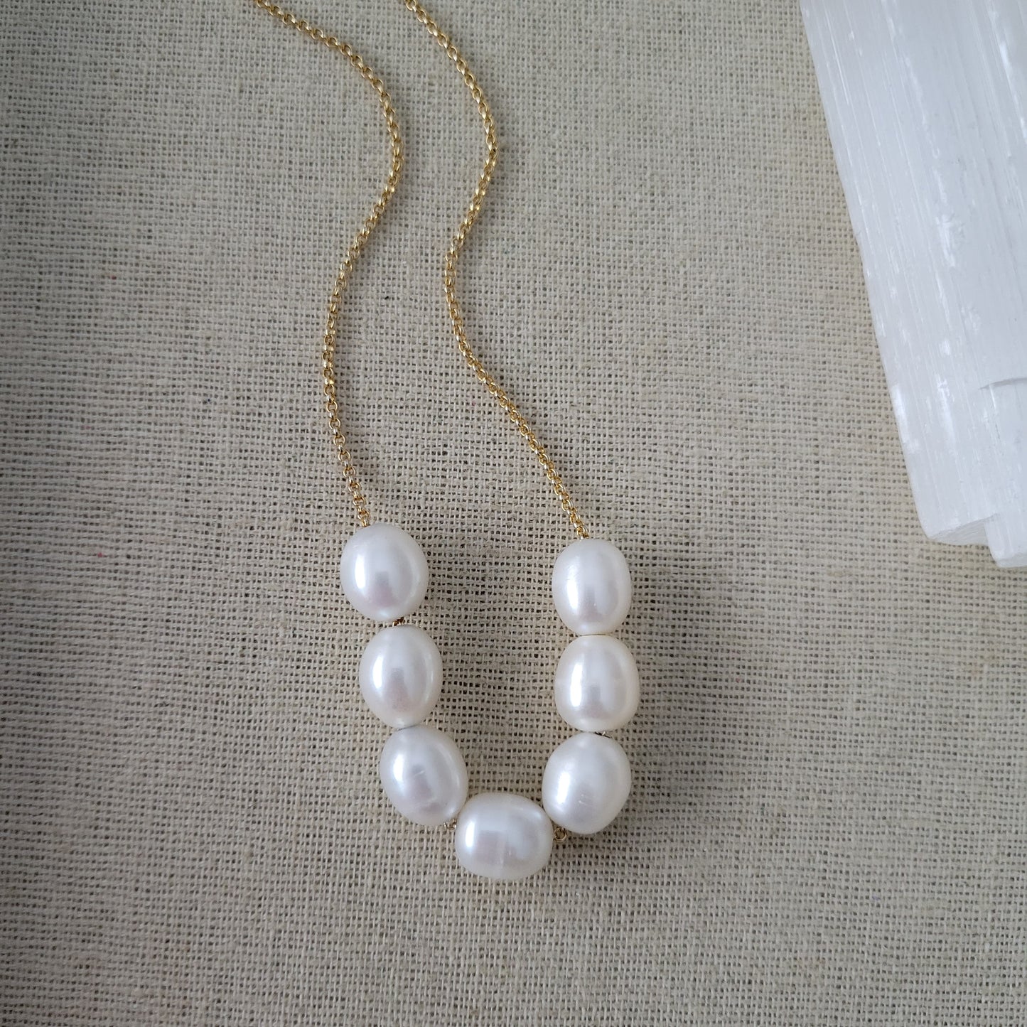 Rolo Fresh Water Pearl Necklace