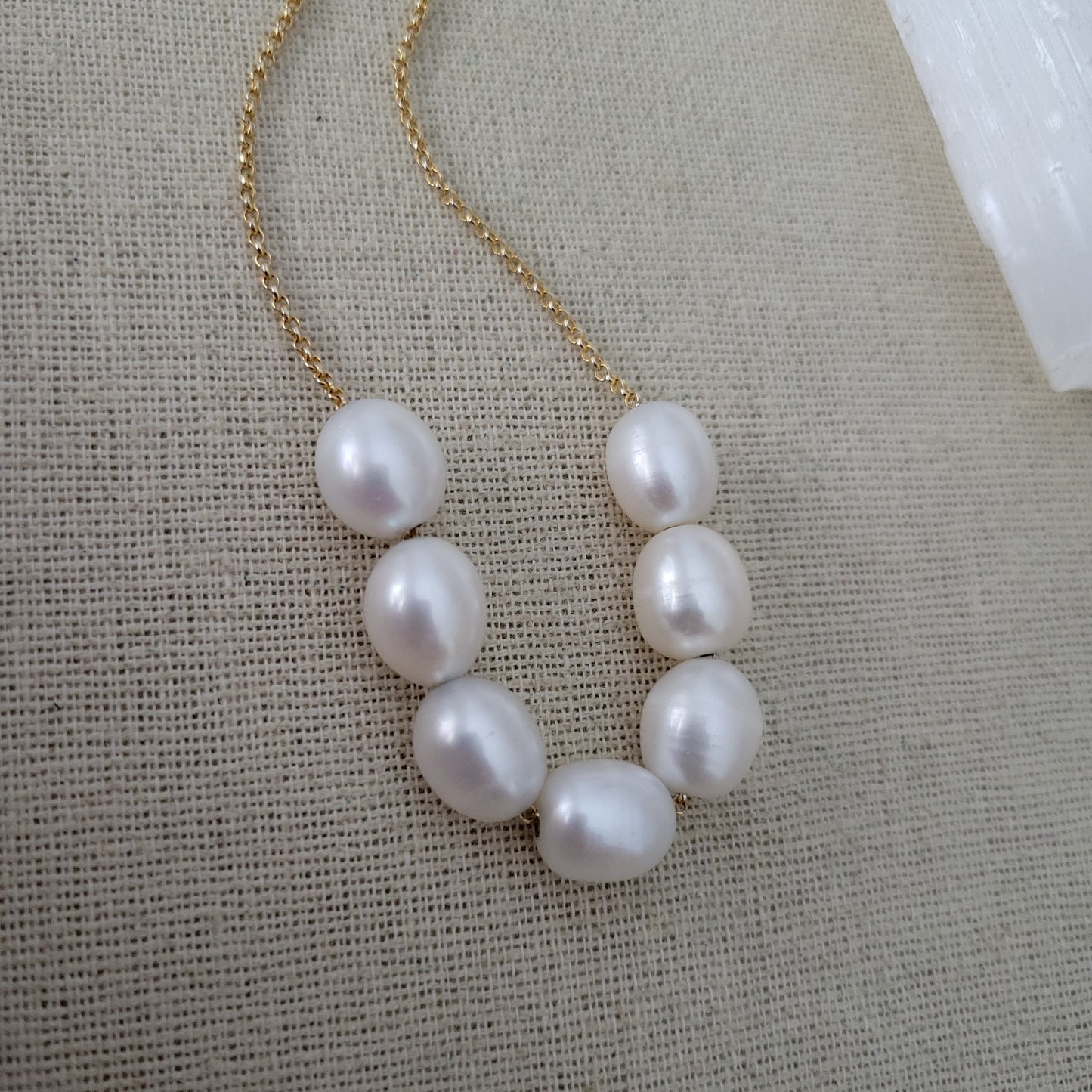 Rolo Fresh Water Pearl Necklace