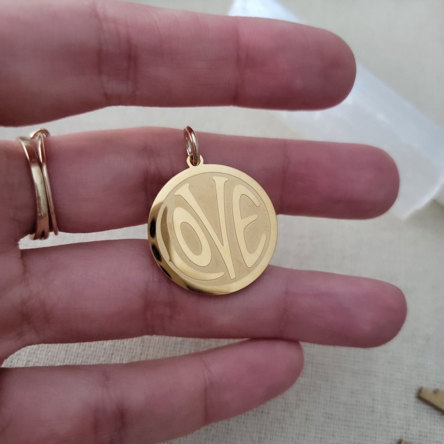 Love Coin Charm