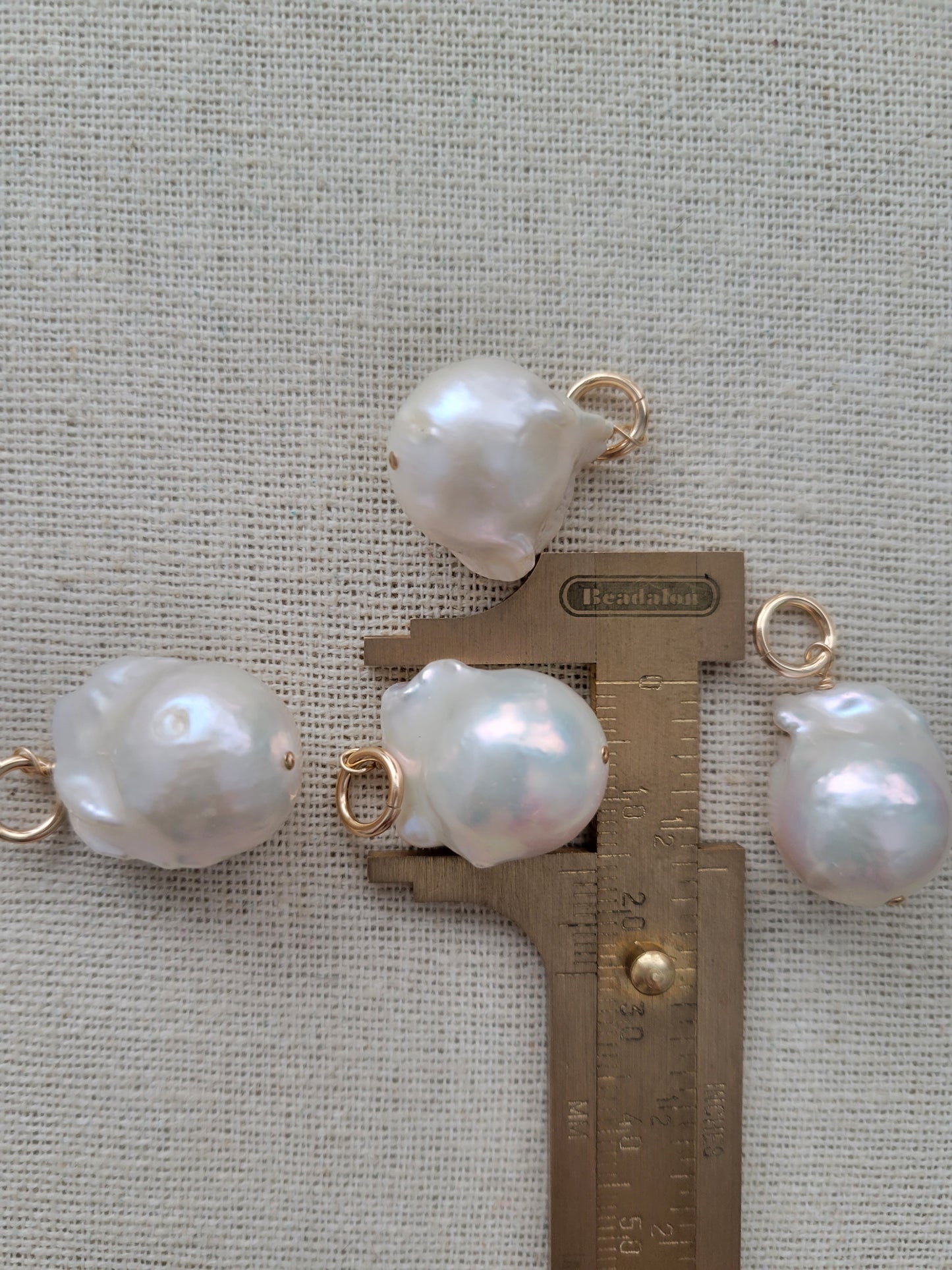 Baroque Fresh Water Pearl Charm // Large