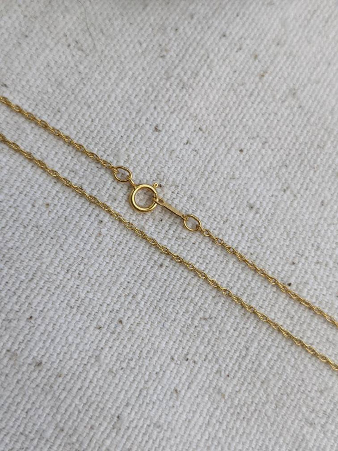 14k Gold Filled Necklace // Rope Chain // 1mm