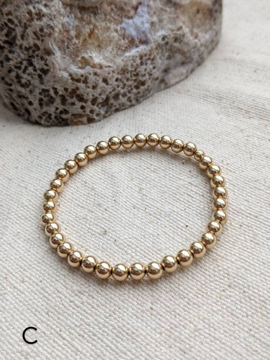 14K Gold Filled Bracelets // Beaded