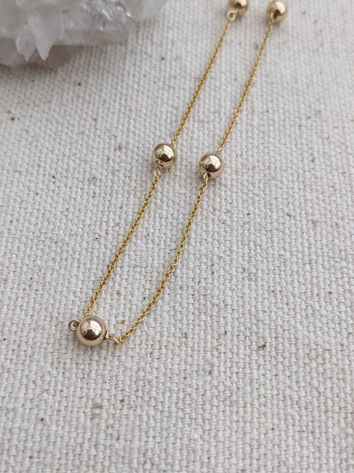 14k Gold Filled Ball Chain Necklace