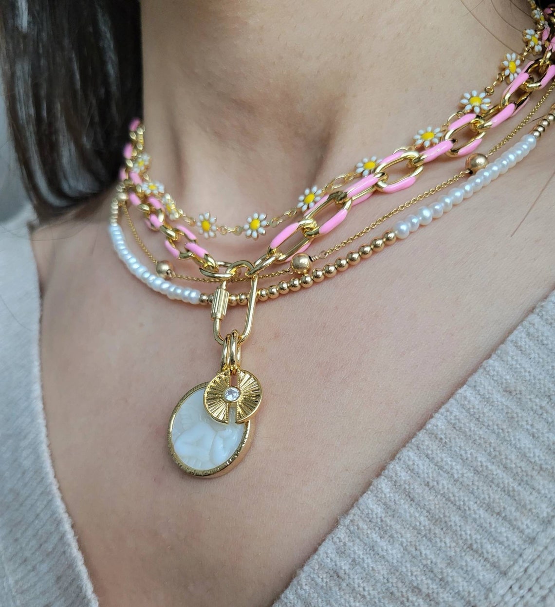 14k Gold Filled Ball Chain Necklace